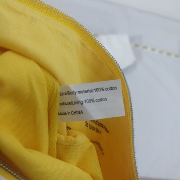 L’Occitane En Provence Makeup Bag Recycled Cotton Pouch NEW - Picture 7 of 8